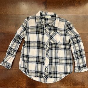 Gap Girls Plaid Buttoned Down Shirt XS(4/5)